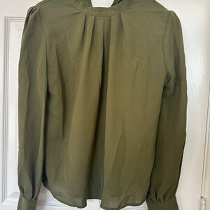 Olive Green Women's Top